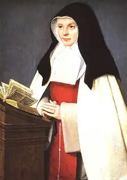 Juana de Valois, fundadora de la Orden de la Anunciación de la Virgen María en el siglo XVI.