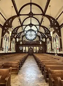 Vista hacia la galería