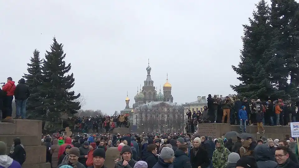 Campo de Marte, San Petersburgo, 26 marzo 2017