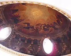 St. Mary Abchurch, interior de la cúpula