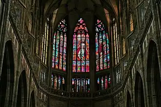 Vitral de la catedral de San Vito.