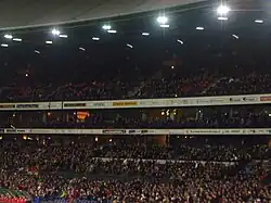 Vista de los palcos.