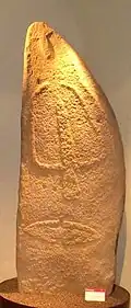 Estatua-menhir de estilo Laconi (Cerdeña)