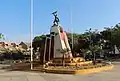 La misma estatua en Tumbes.