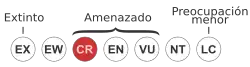 En peligro crítico (CR)