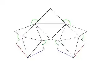 Desplegable del politopo de Steffen