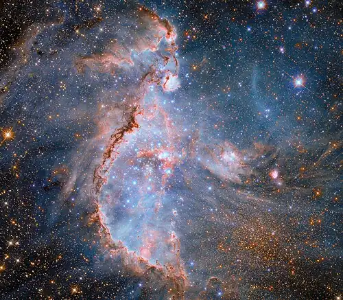 NGC 346 fotografiado por el Hubble Space Telescope