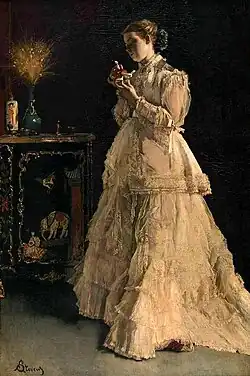 Señora de rosa, 1866