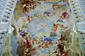 Frescos sobre la escalera imperial
