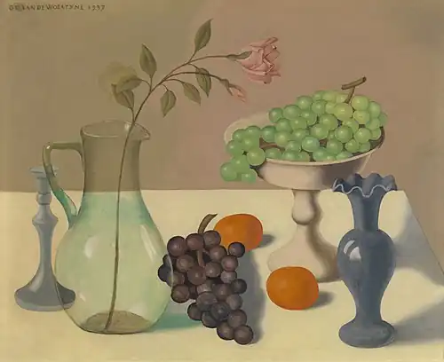 Bodegón con uvas, 1937, Museo Real de Bellas Artes de Amberes