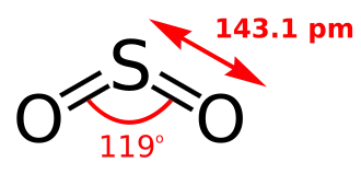 El dióxido de azufre, el principal óxido de azufre, es emitido por los volcanes.
