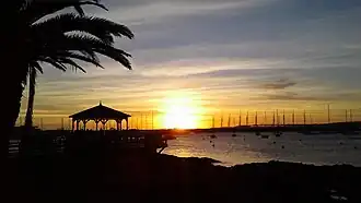 Atardecer en Punta del Este (Uruguay).