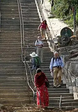 Escaleras a Swayambhunath