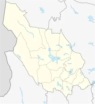 Localización de Old Tjikko en Dalarna