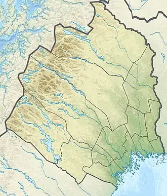 Akkajaure ubicada en Norrbotten