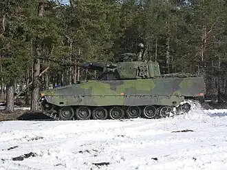 Un CV 90 sueco (CV9040B/Strf 9040B).