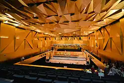 La sala principal de la Filarmónica de Szczecin.