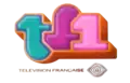 Variante del logo de TF1 de 1975 emitida para el inicio y el fin de las emisiones desde 1976 hasta el 1 de enero de 1986.[18]​[19]​[20]​
