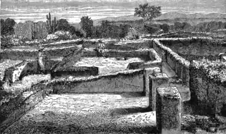 Zona arqueológica de Tula, en 1889.