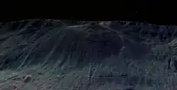 Vista norte del volcán