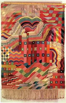 Tapiz de Gunta Stölzl