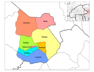 Departamentos de Tapoa.