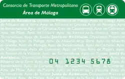 Imagen correspondiente a una Tarjeta Sin Contacto del CTMAM.