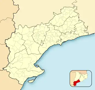 Tortosa ubicada en Provincia de Tarragona