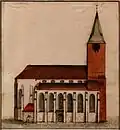 La iglesia en 1794.