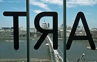 Vista de la catedral de San Pablo desde el restaurante de la última planta.