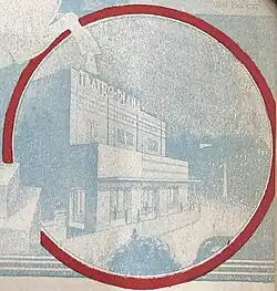 Detalle de la portada de la publicación Presenta: Teatro Diana, Cartagena / Fantinati Zunino y Cía.