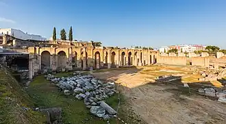Pórtico del teatro.