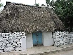 Vivivenda maya en Yucatán.