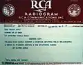Estados Unidos: radiograma a Nikola Tesla (1936).