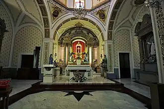 Interior del Templo de la Asunción.