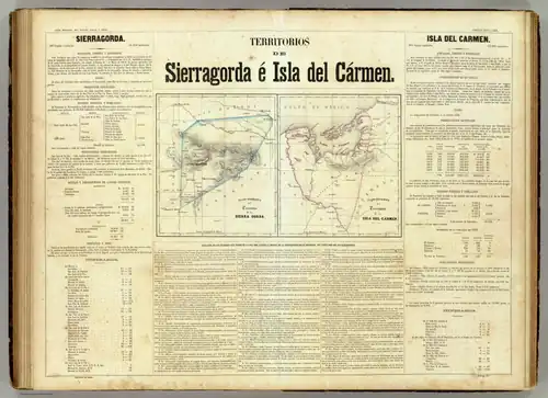 Sierra Gorda e Isla del Carmen.