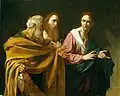 Caravaggio, La vocación de los santos Andrés y Pedro