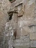Parte visible de la Puerta Doble (la otra parte está escondida por la torre medieval a la izquierda)