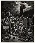 La visión del Valle de los Huesos Secos por Gustave Doré, 1866