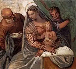Madonna della pappa, de Veronés, 1580-1561.