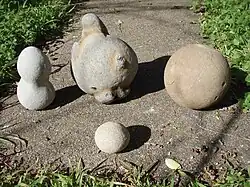 Concreciones de formas variadas.