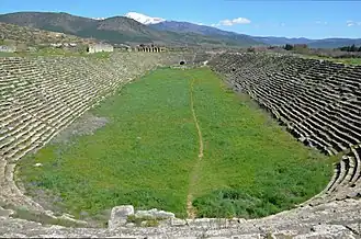 El estadio de Afrodisias.