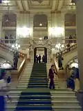 Escalera del Teatro Municipal de São Paulo.