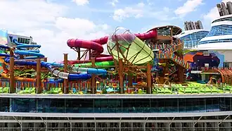 Parque acuático Thrill Island en el Icon of the Seas
