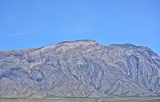 Cerro Tía Chena visto desde Mina, Nuevo León