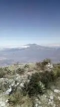 Cerro Tía Chena visto desde la Palmitosa en la Sierra del Fraile