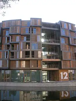 Tietgenkollegiet (residencia de estudiantes), Ørestad: Lundgaard & Tranberg, 2005-06 .