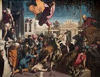 San Marcos liberando al esclavo (Tintoretto, 1548).