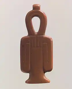 Un amuleto tyet, siglo XV o XIV a. C.