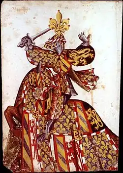 Gran Escudo ecuestre del Toisón de Oro. Orden creada por Felipe el Bueno